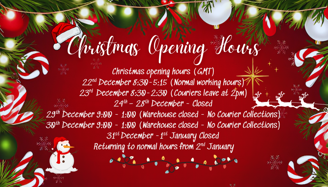 Christmas Opening Hours